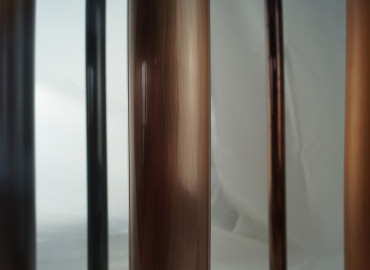 Aged Copper + Clear Gloss plated to aluminium tubes