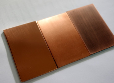 Polished brushed and Antique Copper Astor finishes