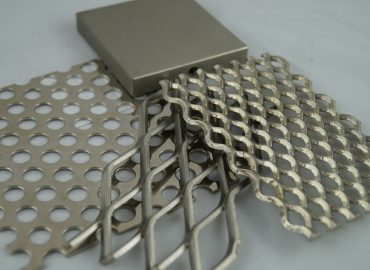 Antares Polished Silver nickel to mesh and perforated panels
