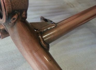 AQUARII Antique Copper to BMW Motorcycle of the Year 2015 swing arm