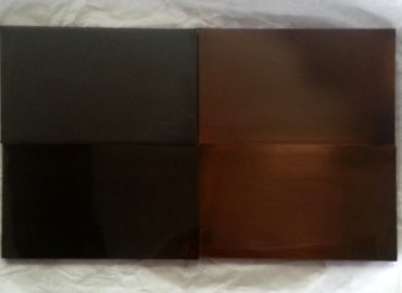 Aged Copper with and without lacquer Aged Copper with and without lacquer