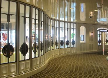 Grafias Antique Nickel Clear Satin @ The Conservatory Restaurant at Crown