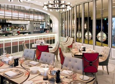 Grafias Antique Nickel Clear Satin @ The Conservatory Restaurant at Crown