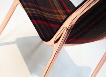 VIRGINIS Polished Copper to Wilkhahn Chassis chair 