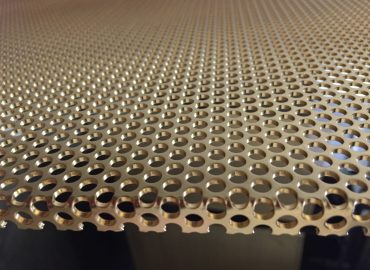 Pegasi Brushed Gold + Satin Clear finish mesh