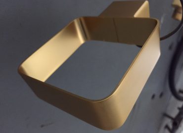 Pegasi Brushed Gold + Satin Clear finish