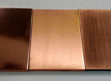 Polished brushed and Antique Copper Astor finishes - as seen in Indesign
