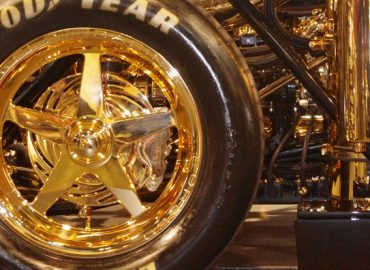 Polished Gold show car at Car Show