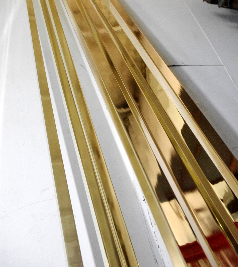 PAVONIS: Mirror POlished + 24Kt Gold Plate + Clear Gloss