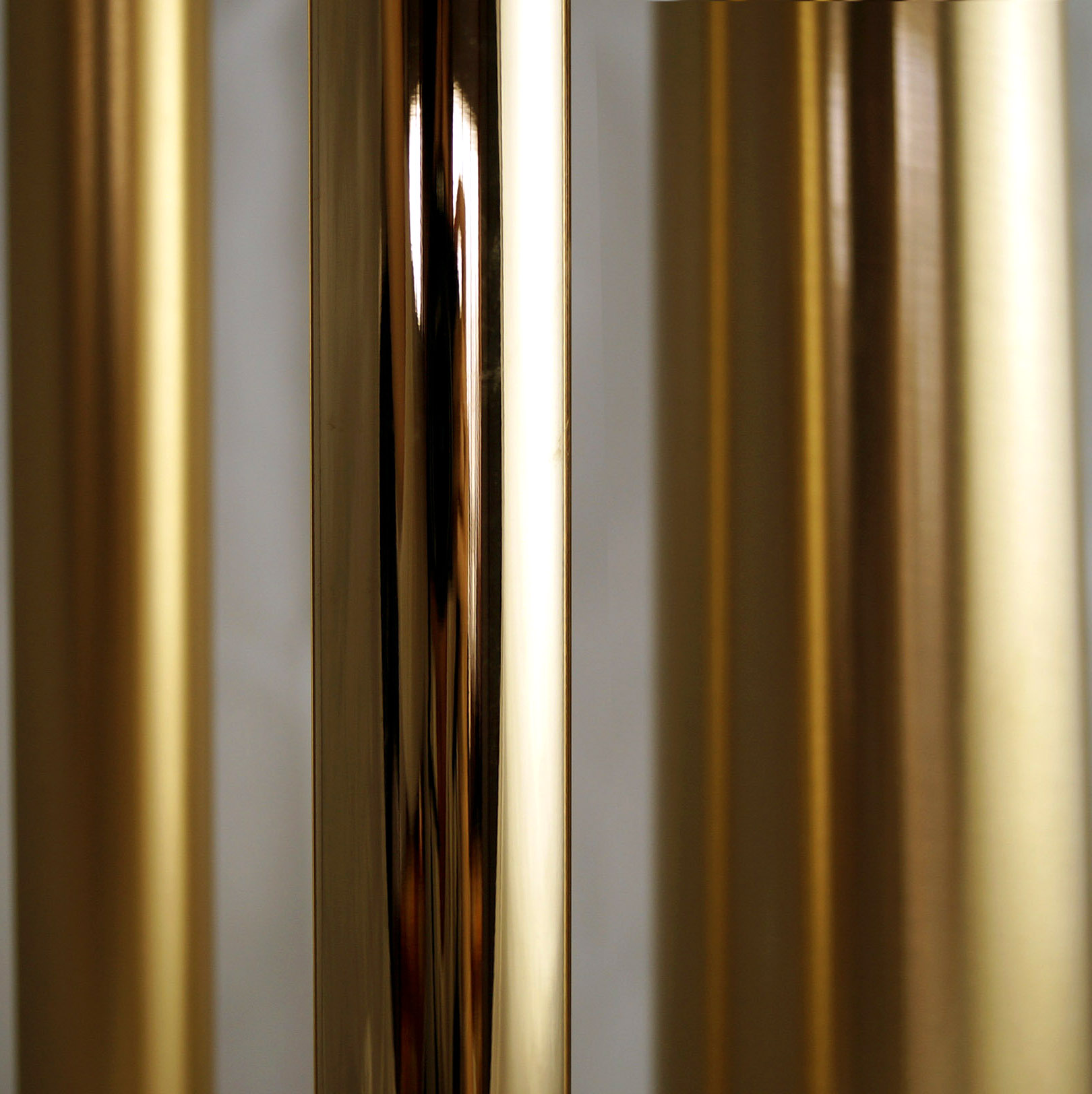 PAVONIS Mirror Polished 24Kt Gold + CLear Gloss  with Brushed Golds